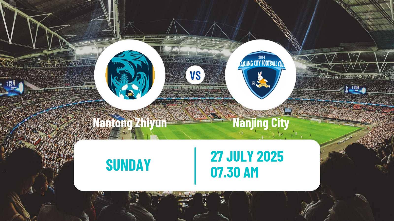 Soccer Chinese Jia League Nantong Zhiyun - Nanjing City