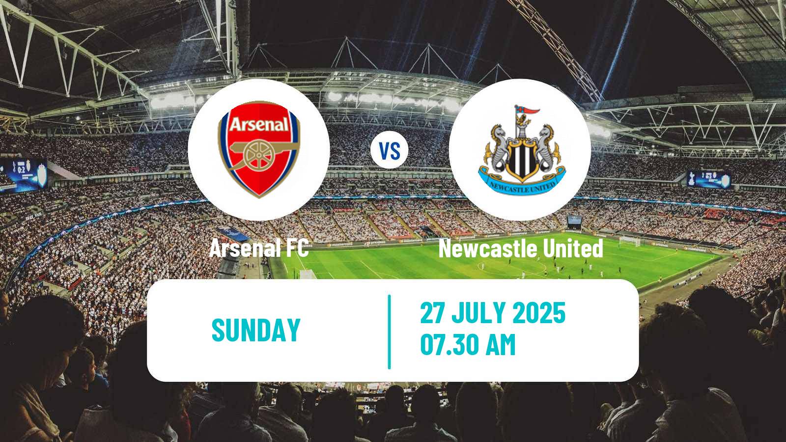 Soccer Club Friendly Arsenal - Newcastle United