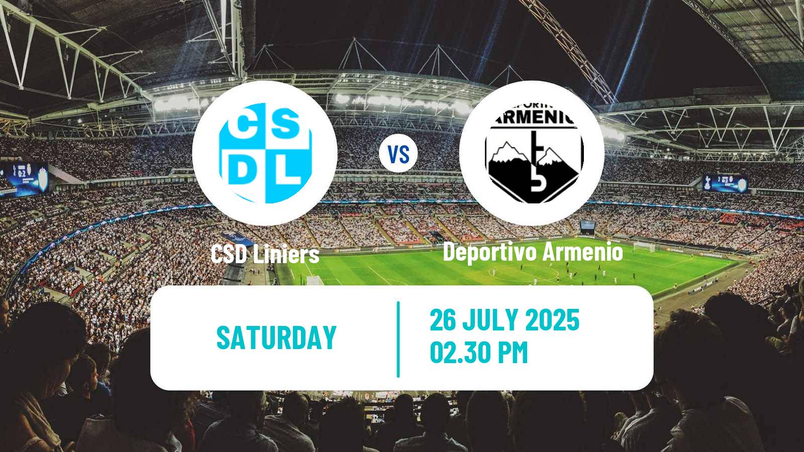 Soccer Argentinian Primera B Liniers - Deportivo Armenio