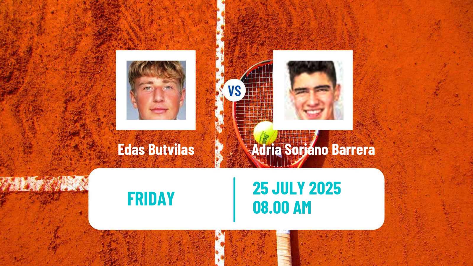 Tennis Segovia Challenger Men Edas Butvilas - Adria Soriano Barrera
