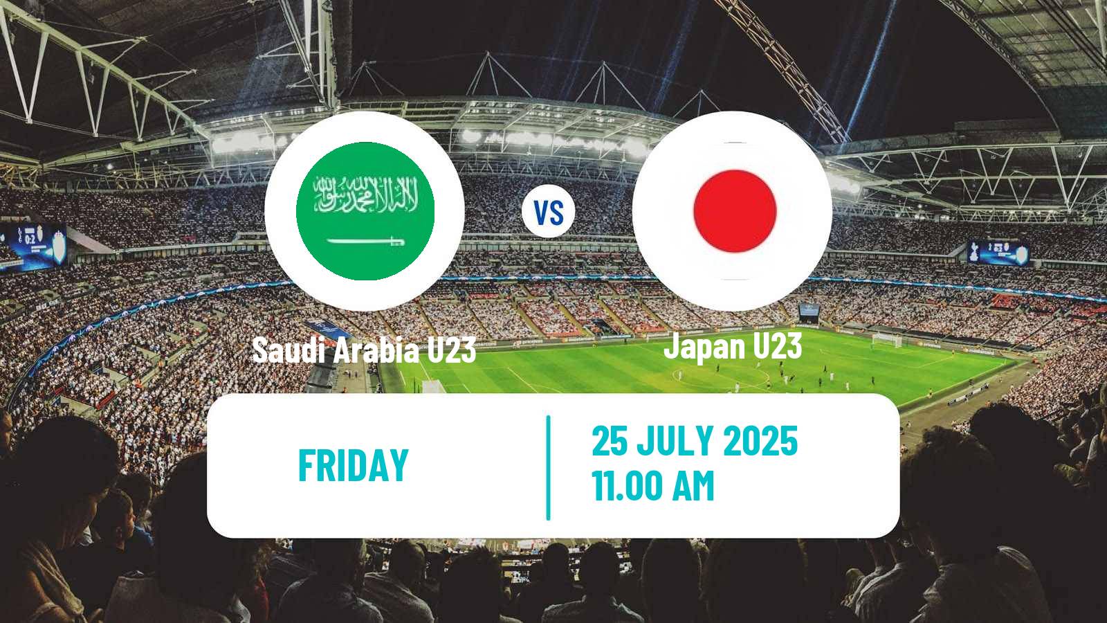 Soccer Friendly Saudi Arabia U23 - Japan U23
