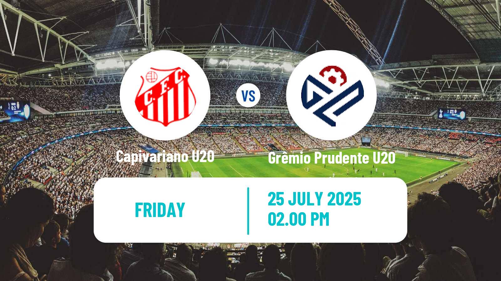 Soccer Brazilian Paulista U20 Capivariano U20 - Grêmio Prudente U20