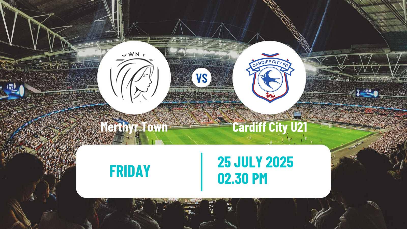 Soccer Club Friendly Merthyr Town - Cardiff City U21