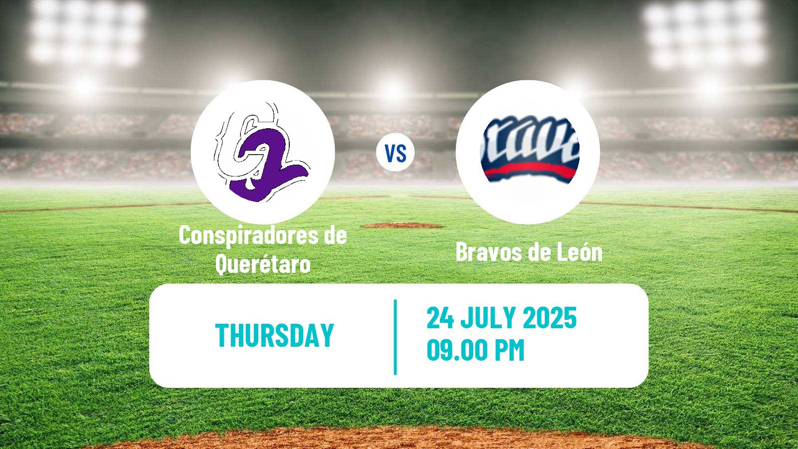 Baseball LMB Conspiradores de Querétaro - Bravos de León