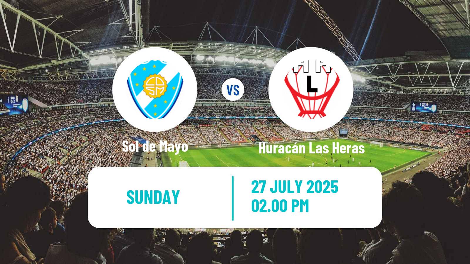 Soccer Argentinian Torneo Federal Sol de Mayo - Huracán Las Heras