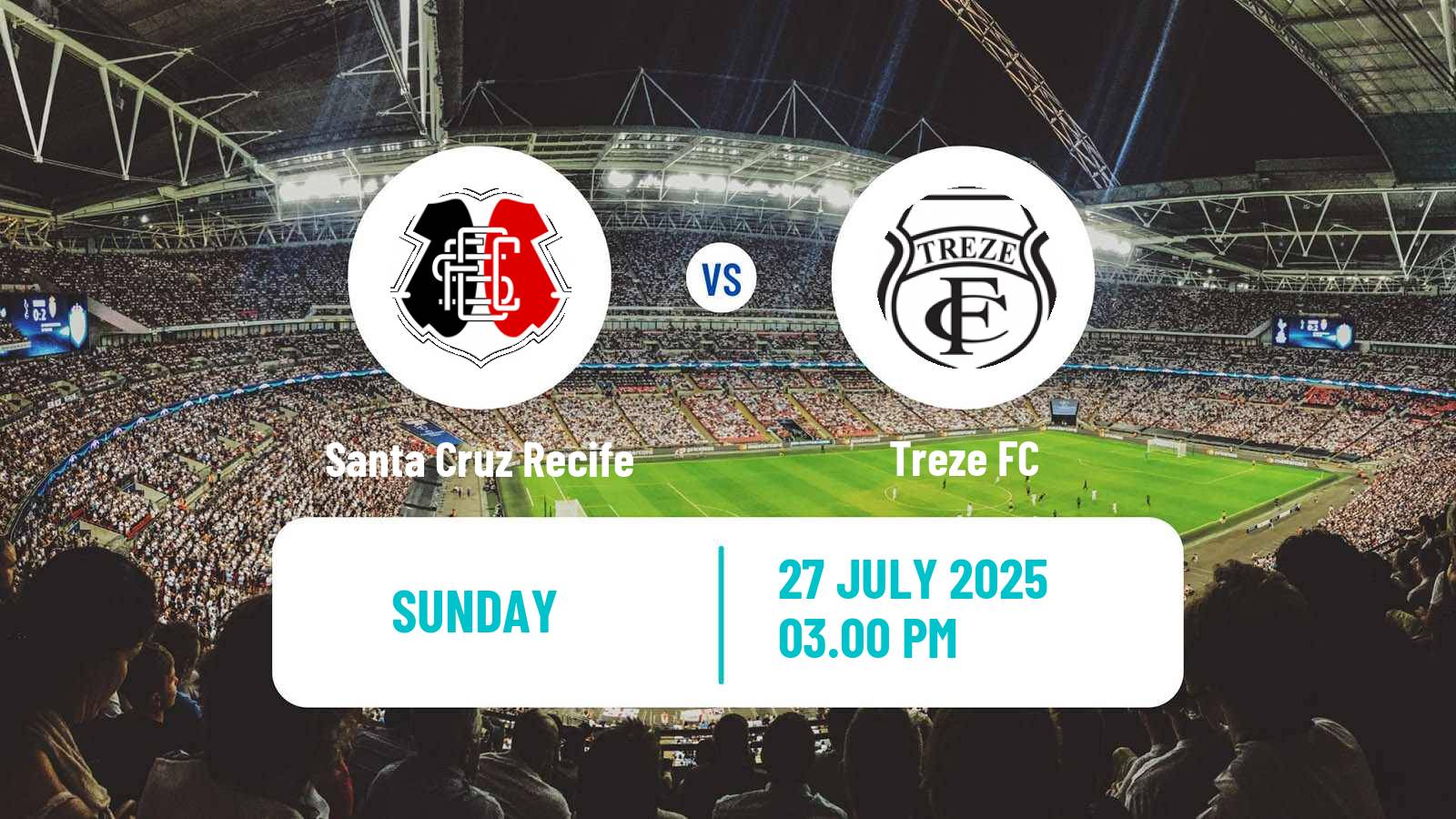 Soccer Brazilian Serie D Santa Cruz Recife - Treze