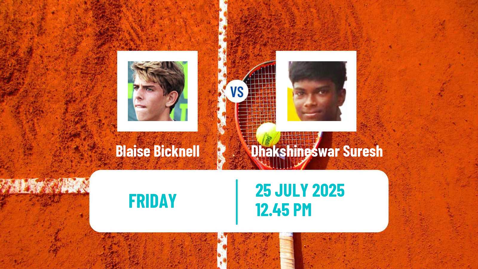 Tennis ITF M25 Champaign Il Men Blaise Bicknell - Dhakshineswar Suresh