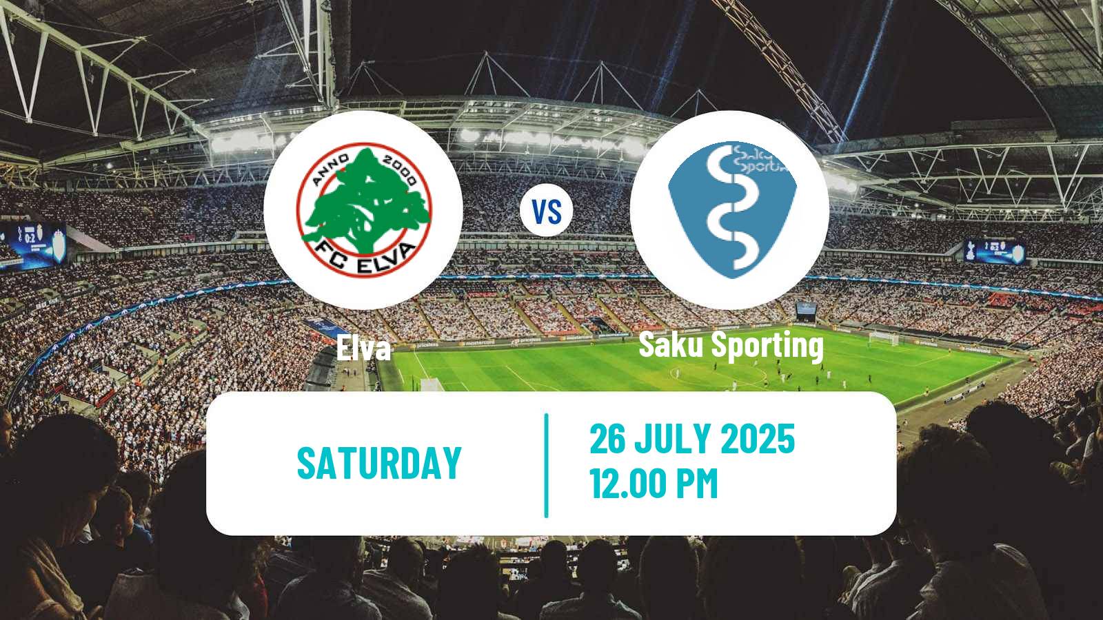 Soccer Estonian Meistriliiga Women Elva - Saku Sporting