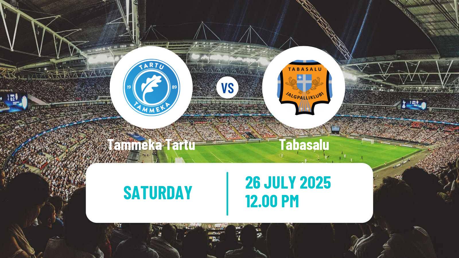 Soccer Estonian Meistriliiga Women Tammeka Tartu - Tabasalu
