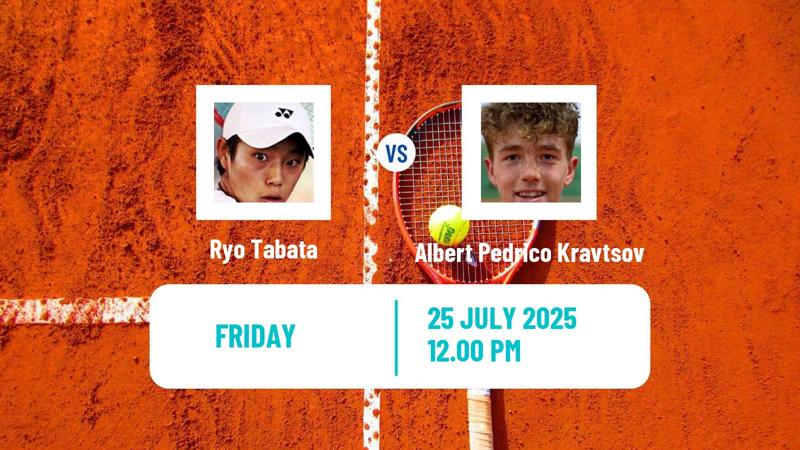 Tennis ITF M15 Monastir 29 Men Ryo Tabata - Albert Pedrico Kravtsov