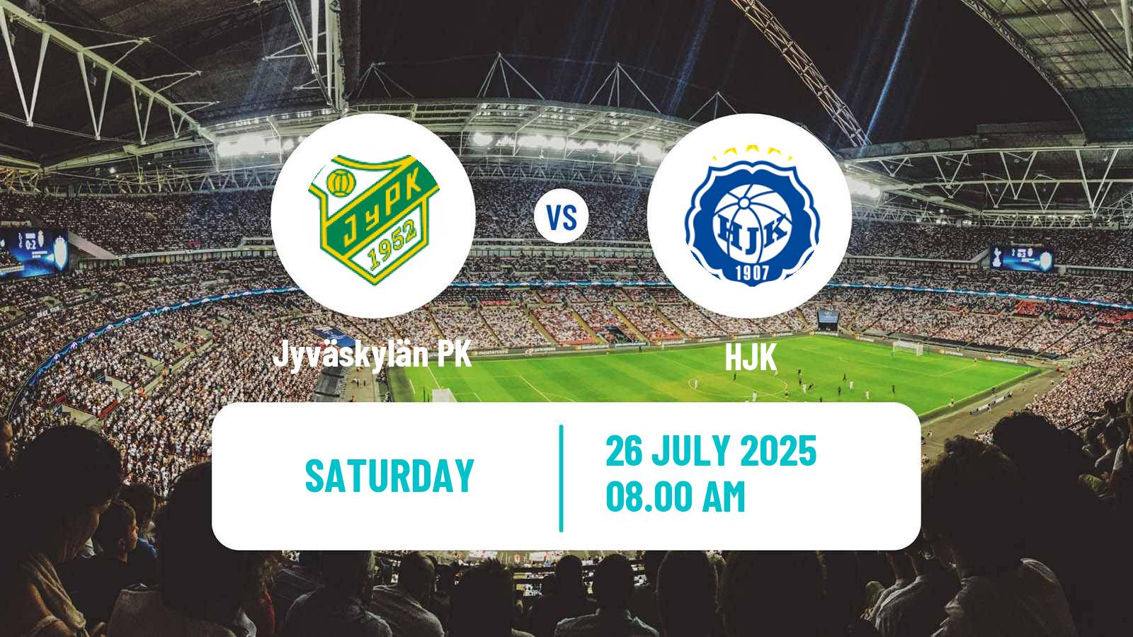 Soccer Finnish Kansallinen Liiga Women Jyväskylän PK - HJK