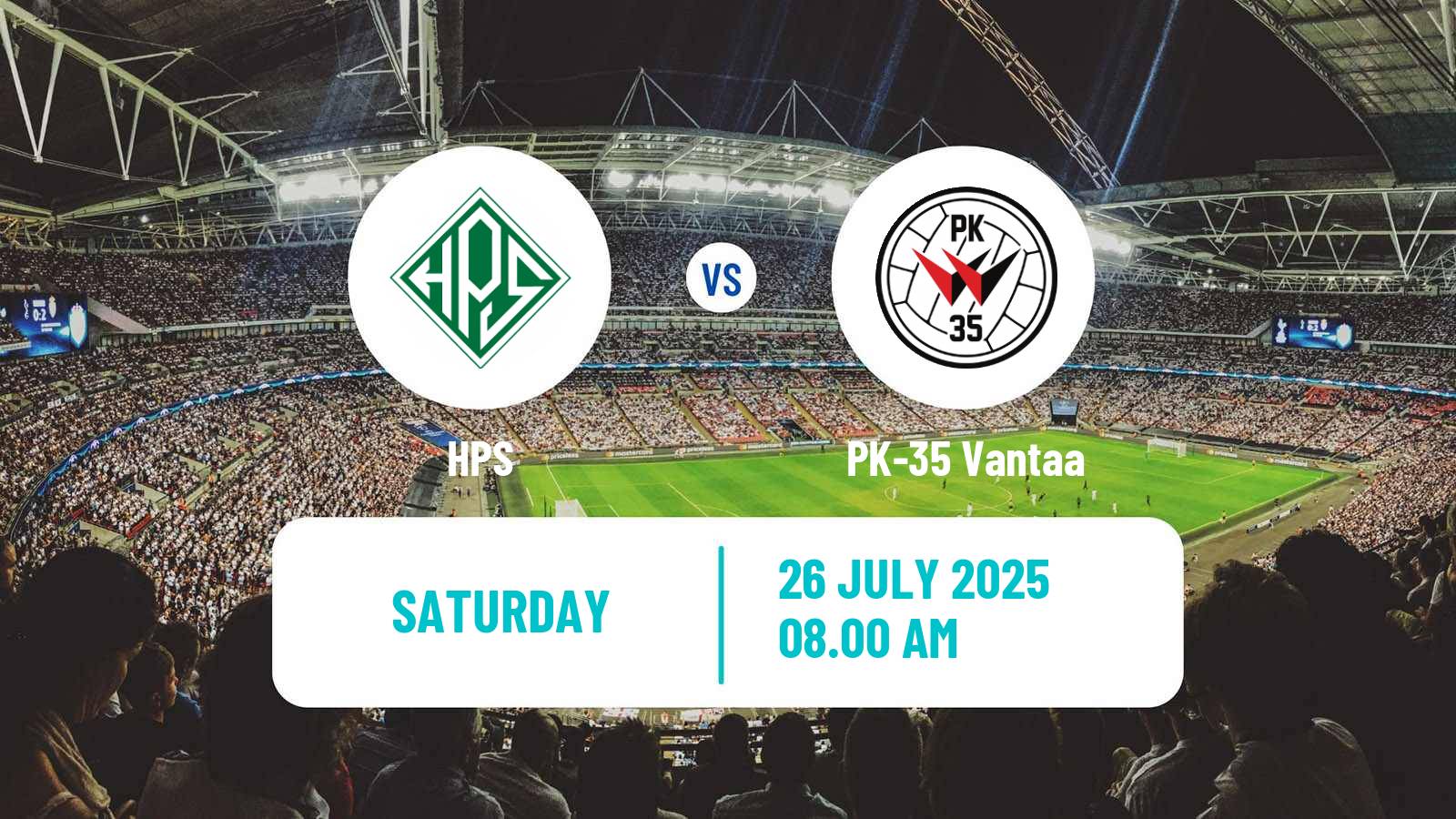 Soccer Finnish Kansallinen Liiga Women HPS - PK-35 Vantaa