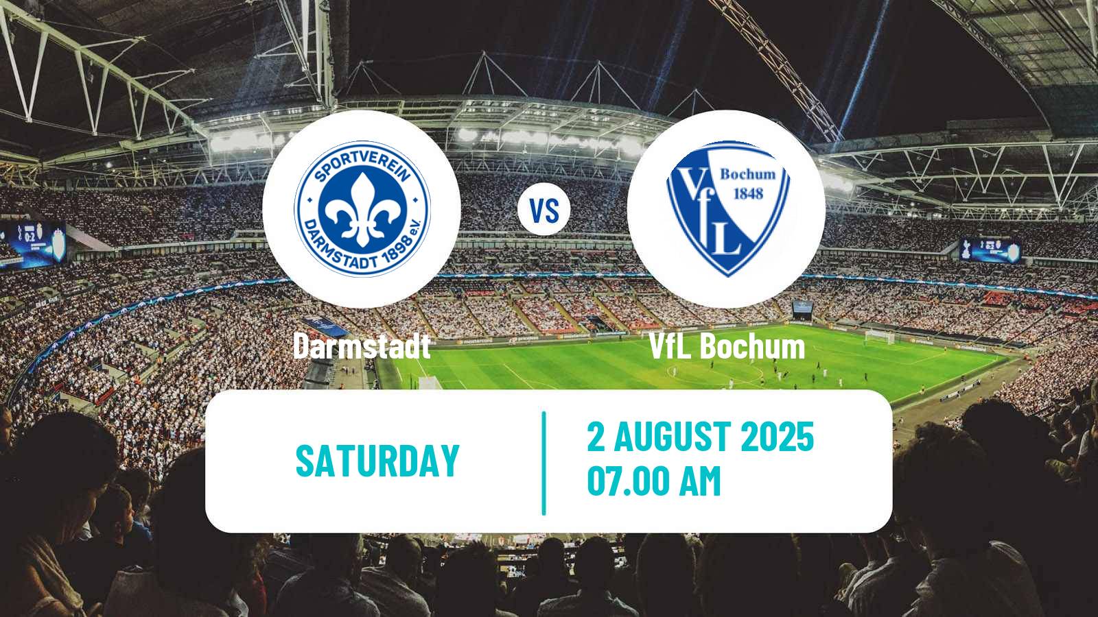 Soccer German 2 Bundesliga Darmstadt - Bochum