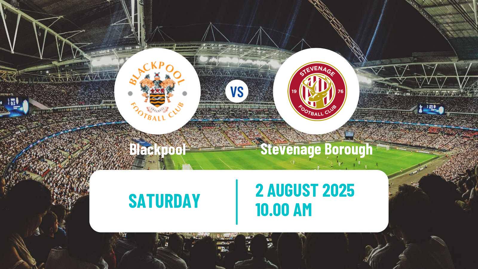Soccer English League One Blackpool - Stevenage Borough
