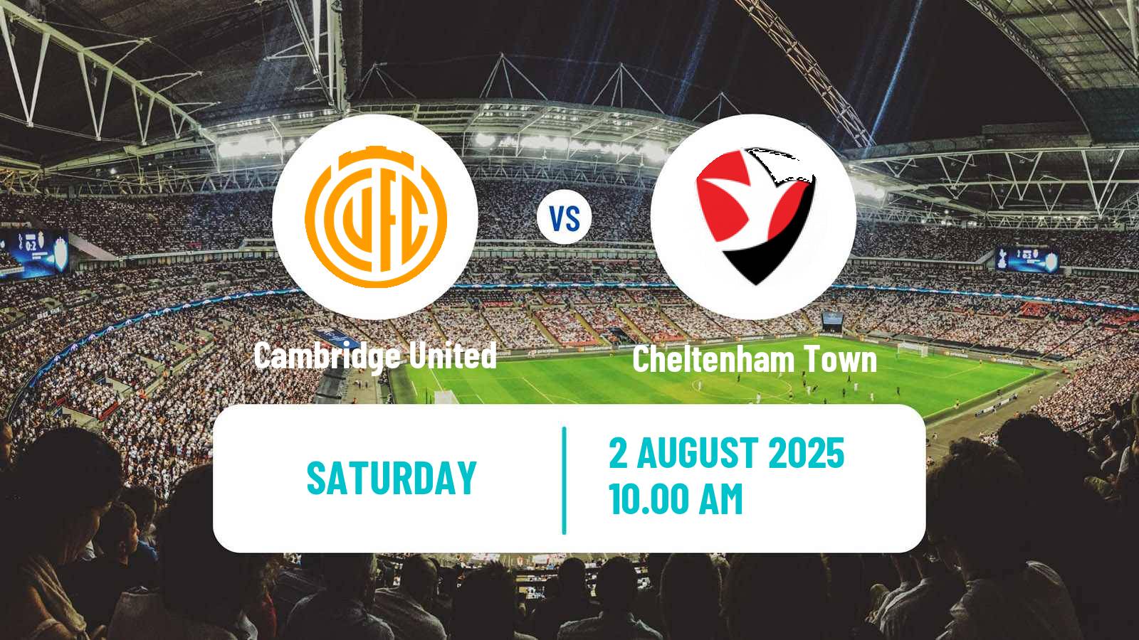 Soccer English League Two Cambridge United - Cheltenham Town