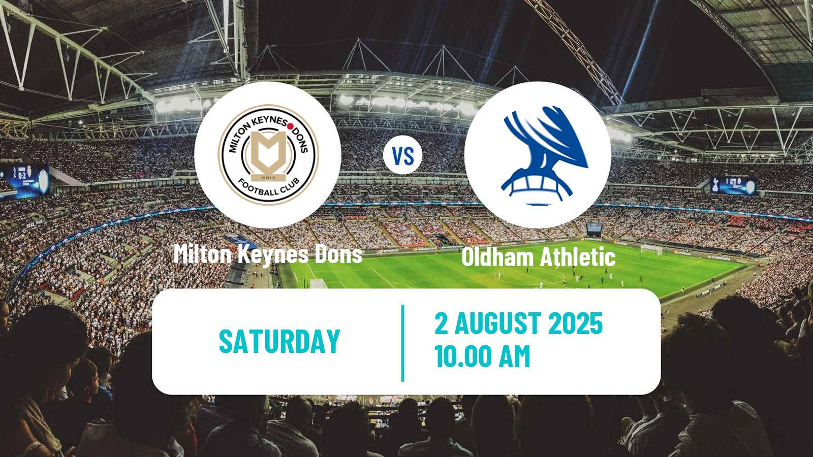 Soccer English League Two Milton Keynes Dons - Oldham Athletic