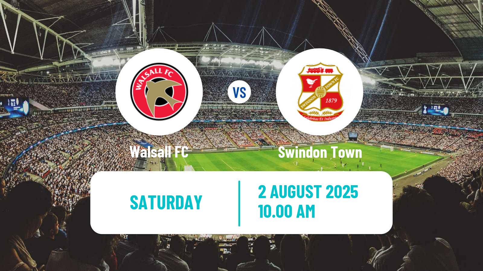 Soccer English League Two Walsall - Swindon Town