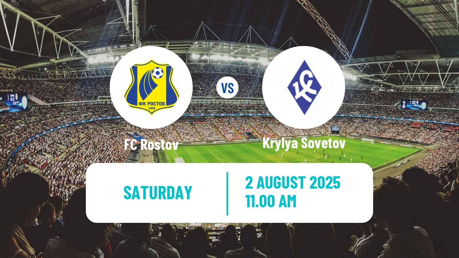Soccer Russian Premier League Rostov - Krylya Sovetov