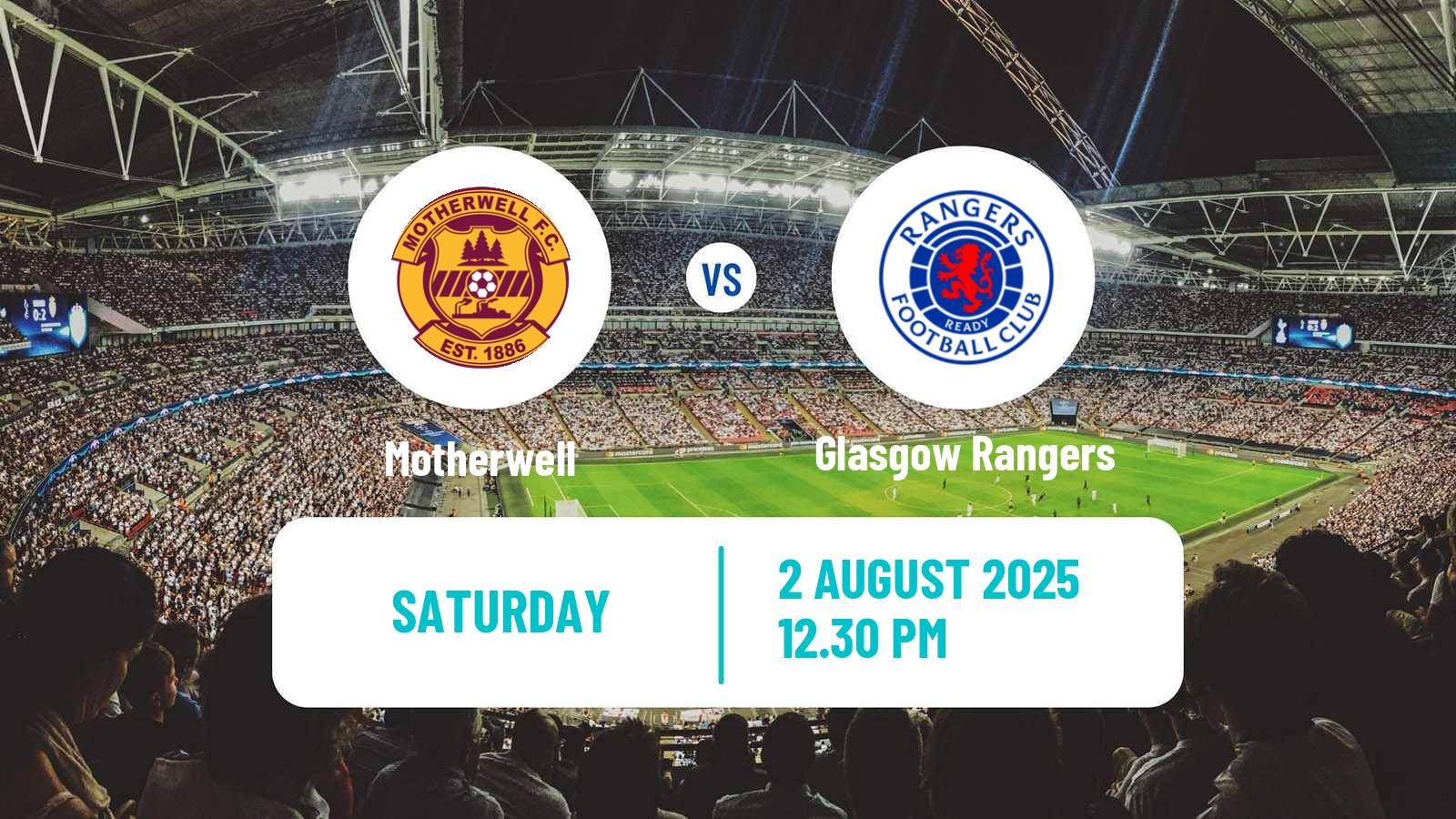 Soccer Scottish Premier League Motherwell - Glasgow Rangers