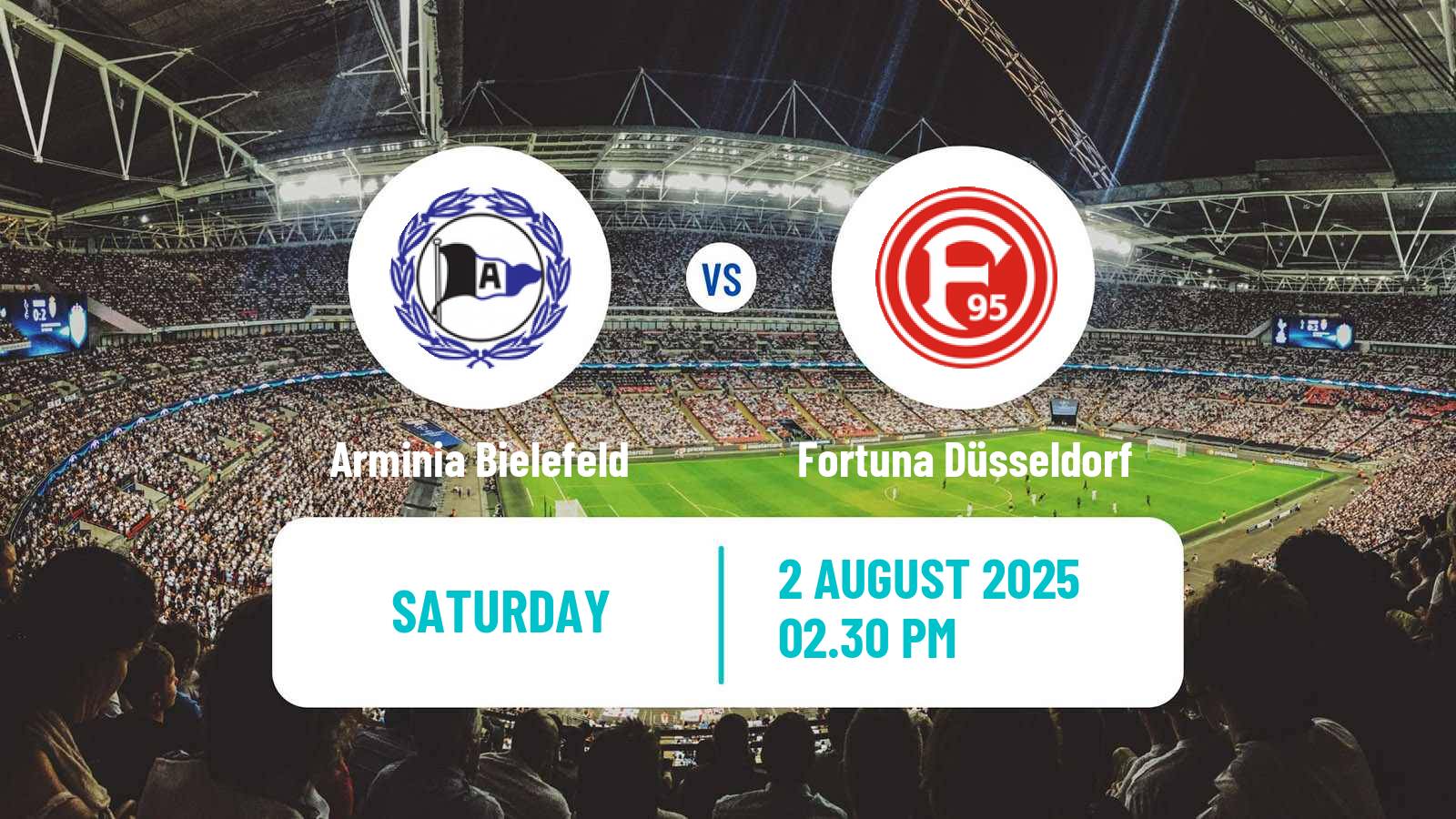 Soccer German 2 Bundesliga Arminia Bielefeld - Fortuna Düsseldorf