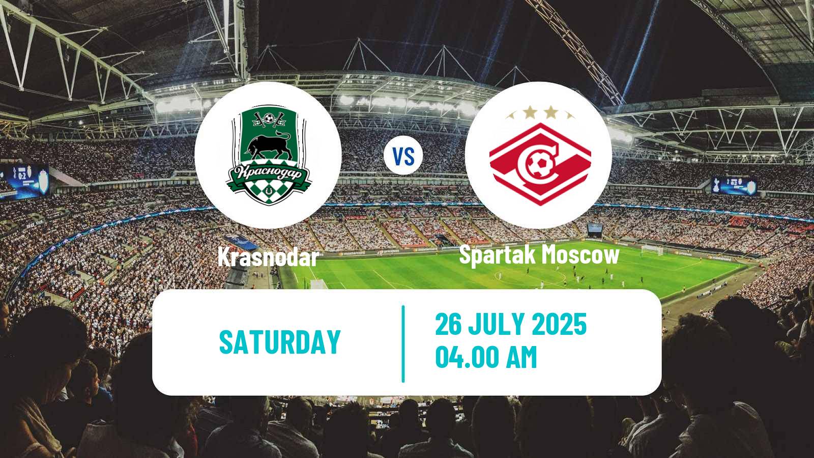 Soccer Russian Supreme Division Women Krasnodar - Spartak Moscow