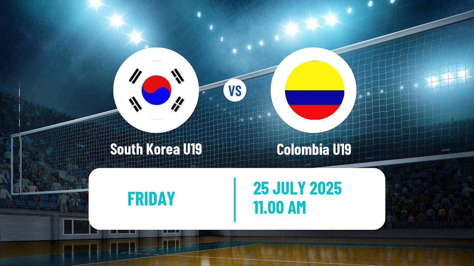 Volleyball World Championship U19 Volleyball South Korea U19 - Colombia U19