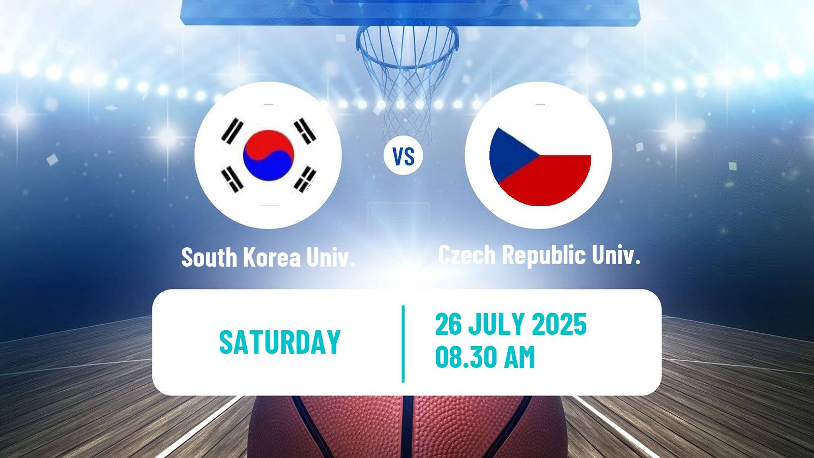 Basketball Universiade Basketball South Korea Univ. - Czech Republic Univ.