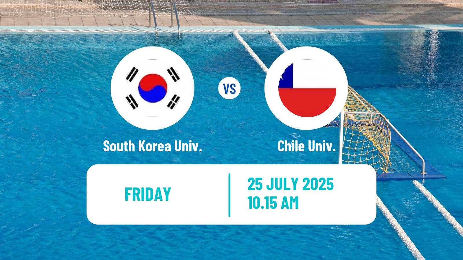 Water polo Universiade Water Polo South Korea Univ. - Chile Univ.