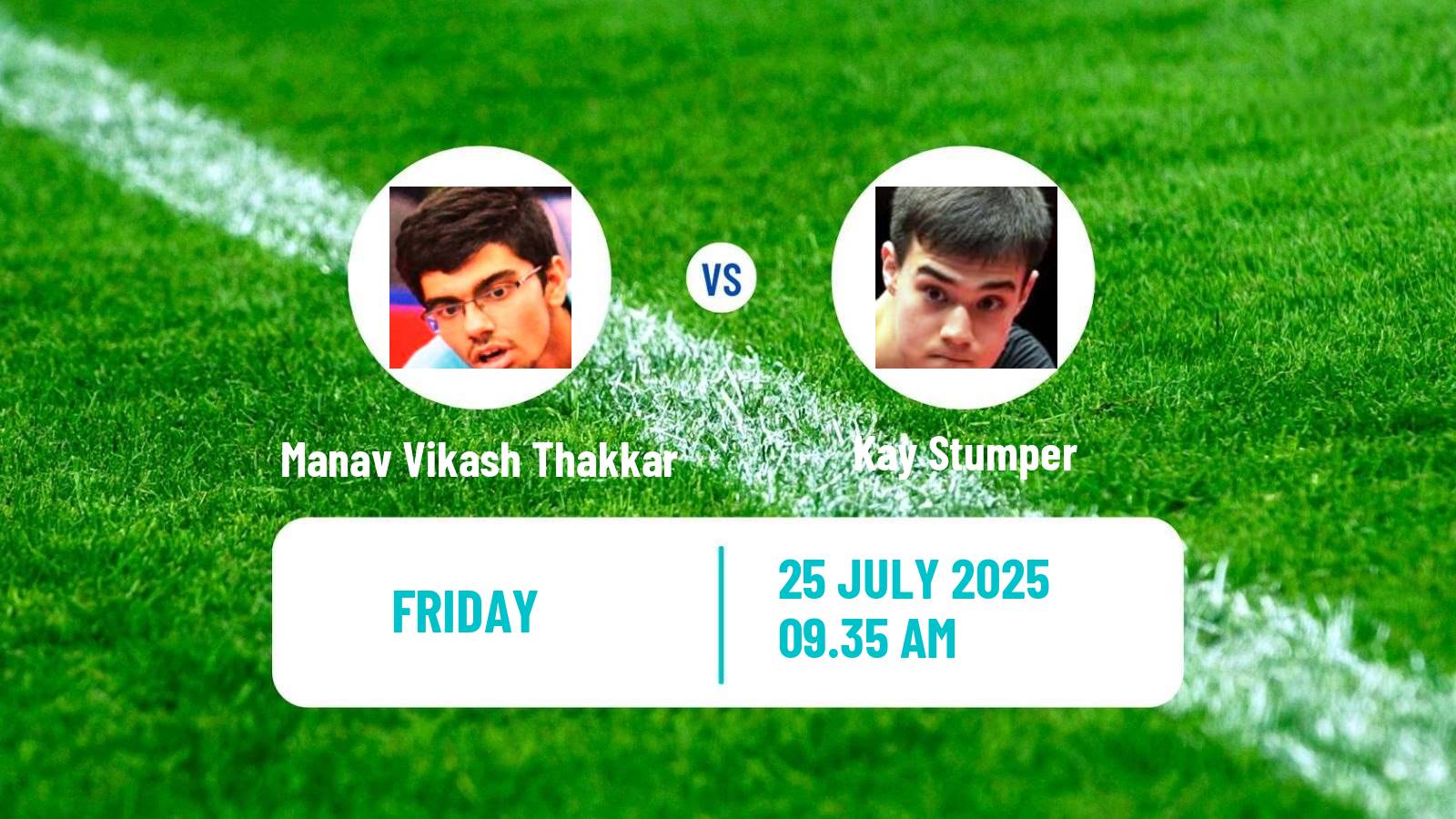 Table tennis Wtt Contender Buenos Aires Men Manav Vikash Thakkar - Kay Stumper