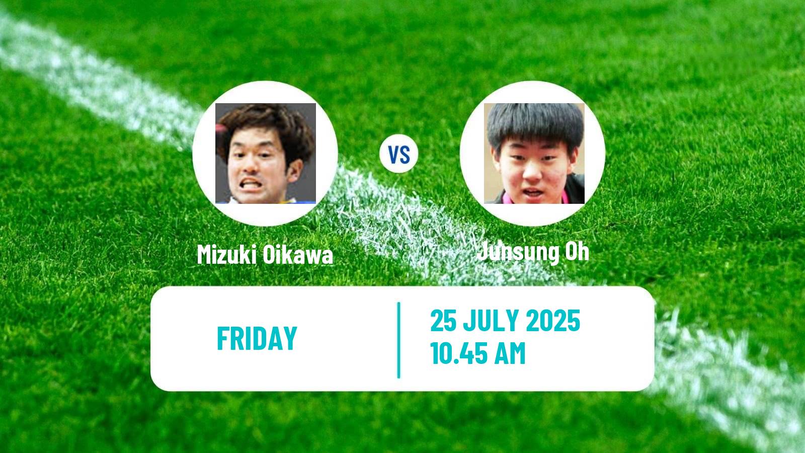 Table tennis Wtt Contender Buenos Aires Men Mizuki Oikawa - Junsung Oh