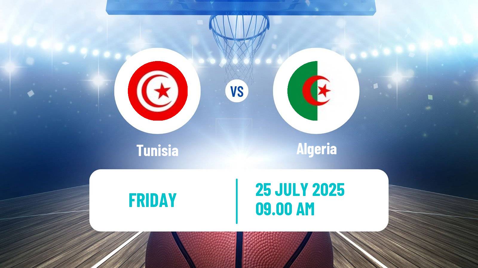 Basketball Friendly International Basketball Tunisia - Algeria