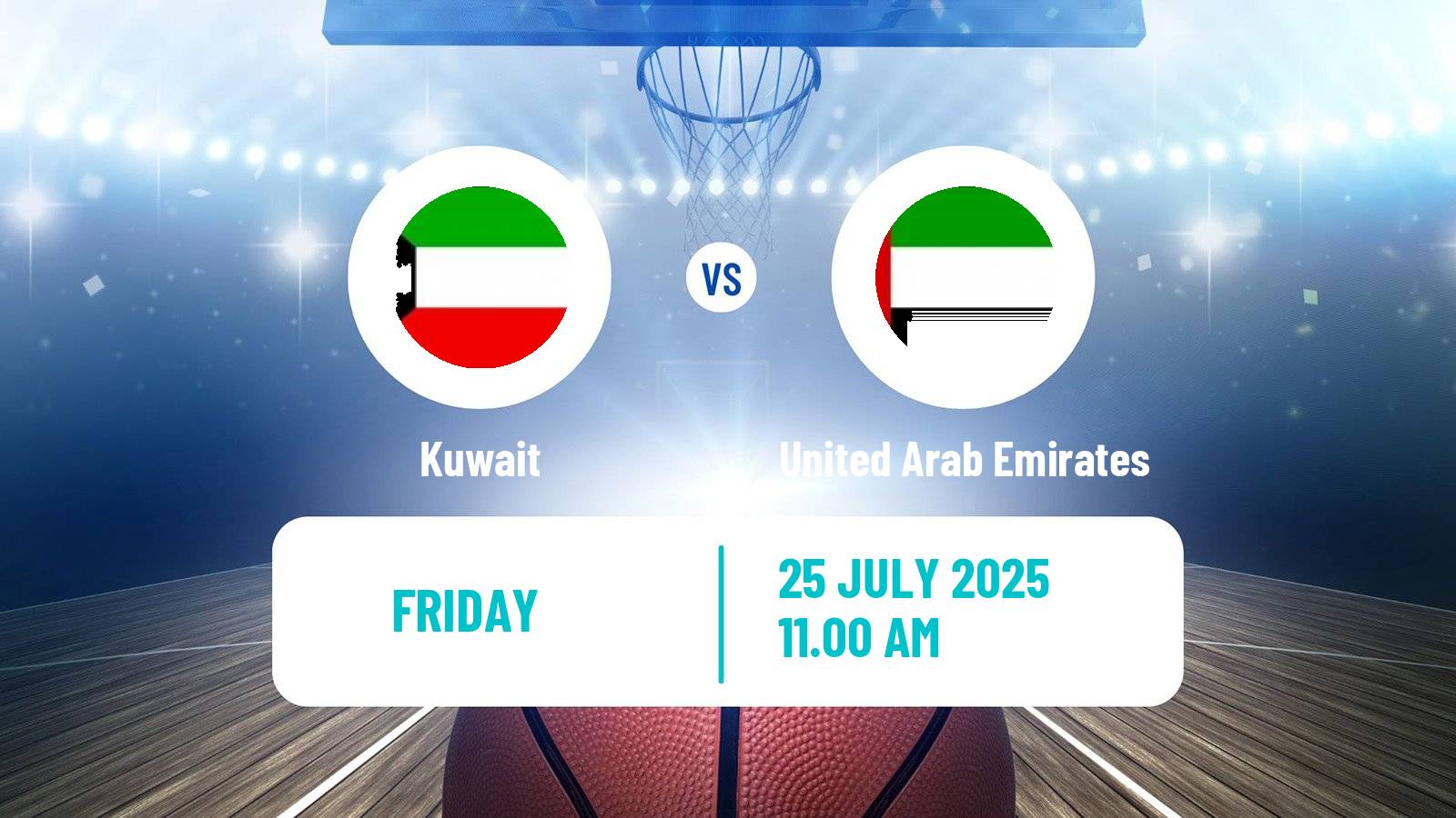 Basketball Friendly International Basketball Kuwait - United Arab Emirates