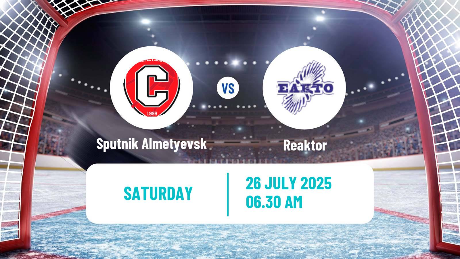 Hockey Club Friendly Ice Hockey Sputnik Almetyevsk - Reaktor