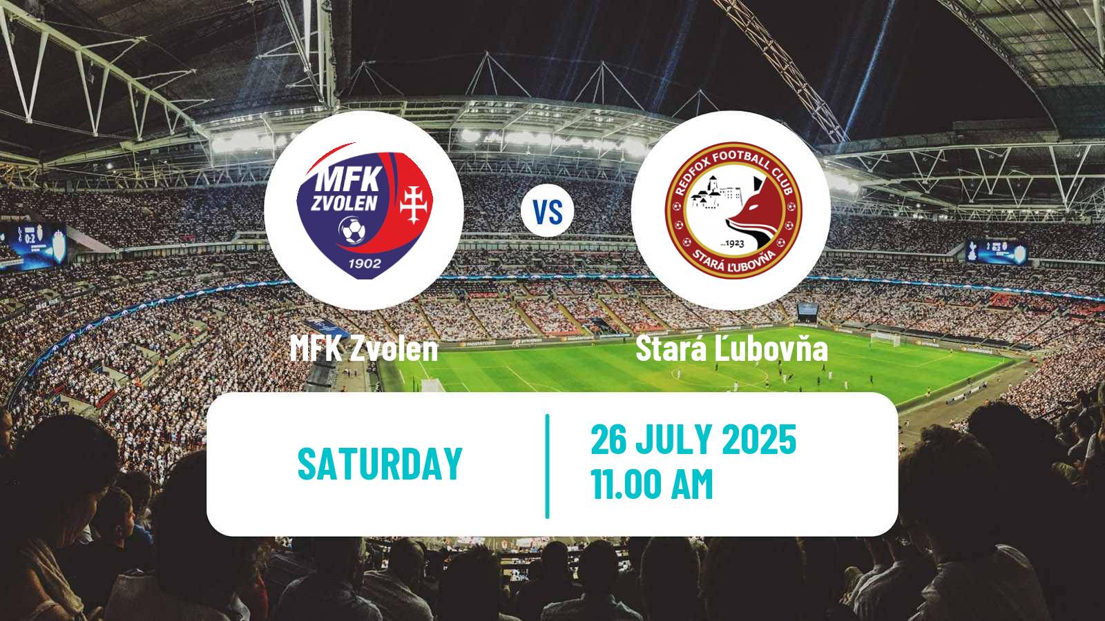Soccer Slovak 2 Liga Zvolen - Stará Ľubovňa