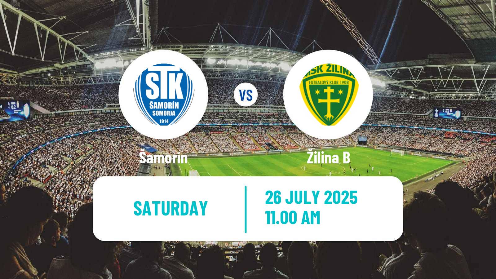 Soccer Slovak 2 Liga Šamorín - Žilina B