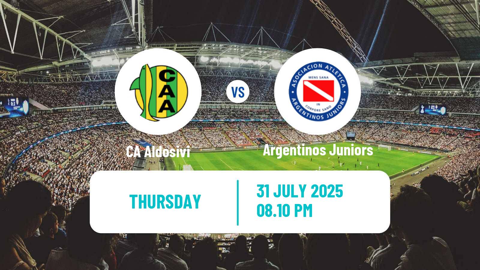 Soccer Copa Argentina Aldosivi - Argentinos Juniors