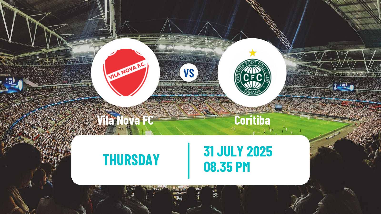 Soccer Brazilian Serie B Vila Nova - Coritiba