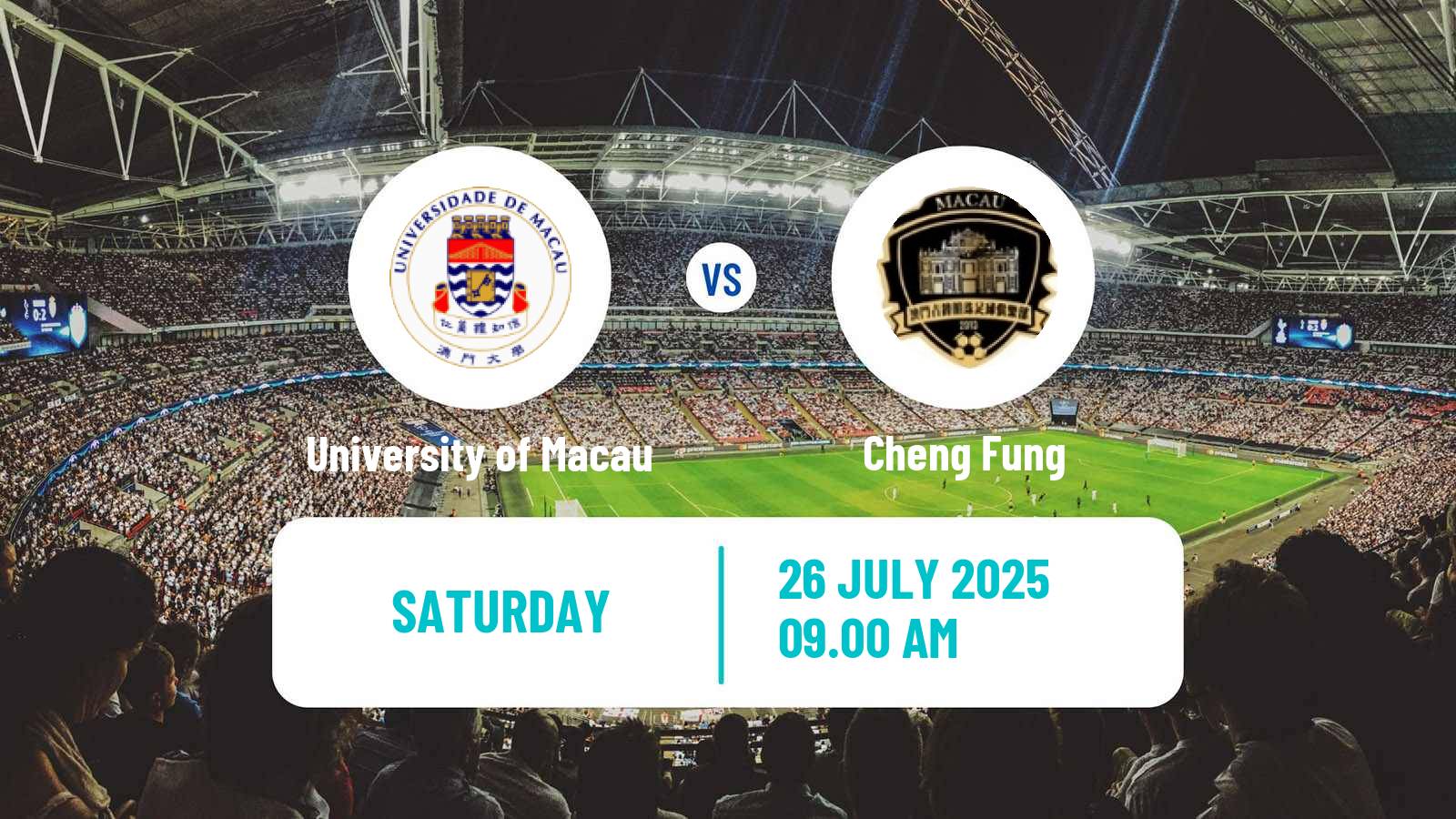 Soccer Macao Elite League University of Macau - Cheng Fung