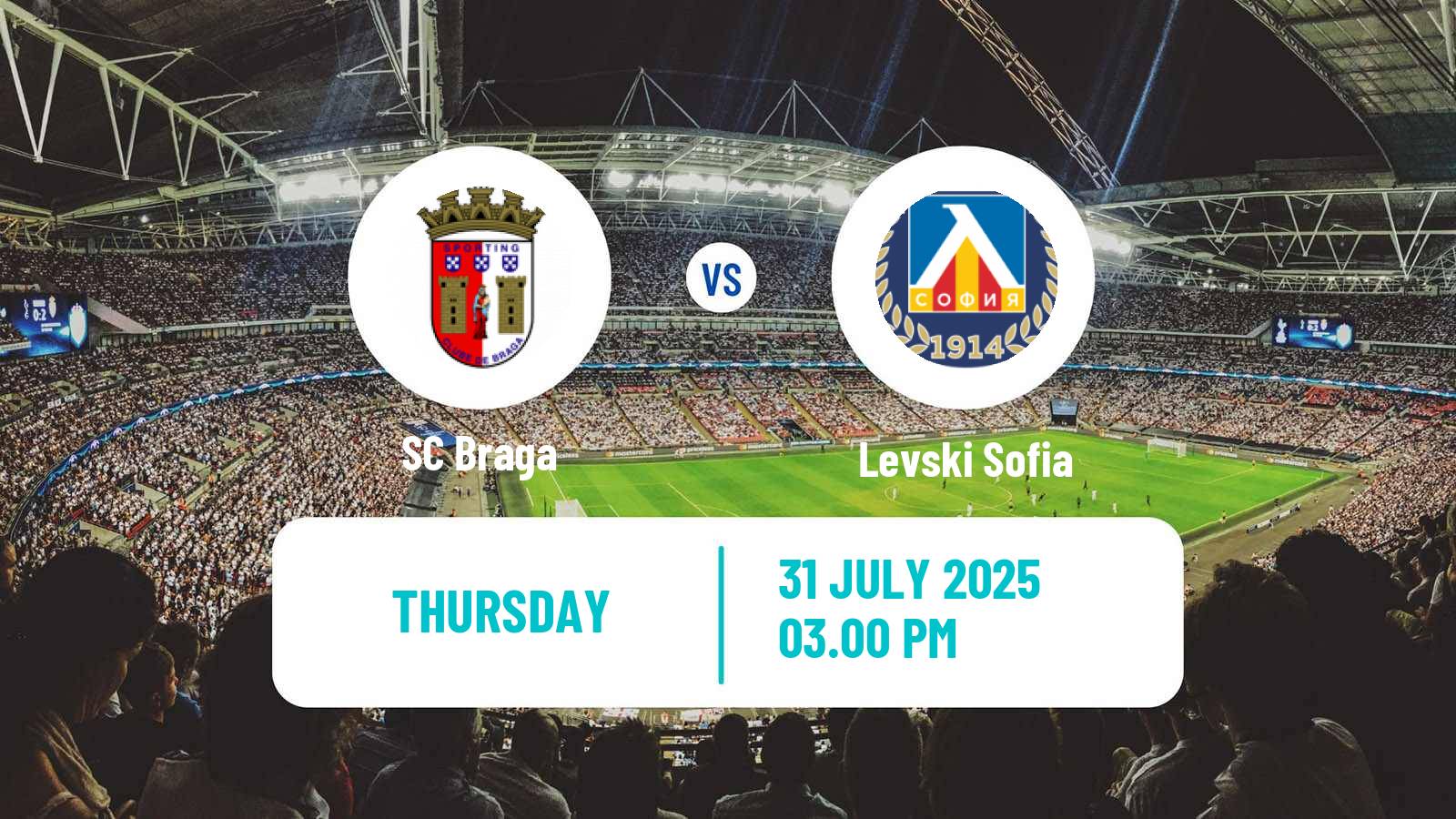 Soccer UEFA Europa League Braga - Levski Sofia