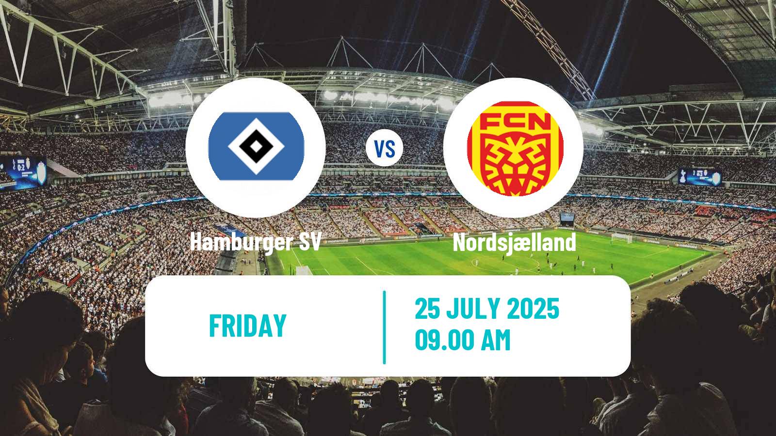 Soccer Club Friendly Women Hamburger SV - Nordsjælland