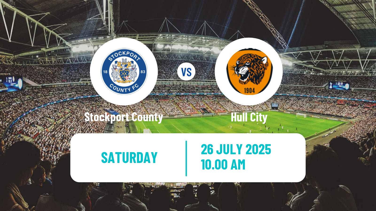 Soccer Club Friendly Stockport County - Hull City