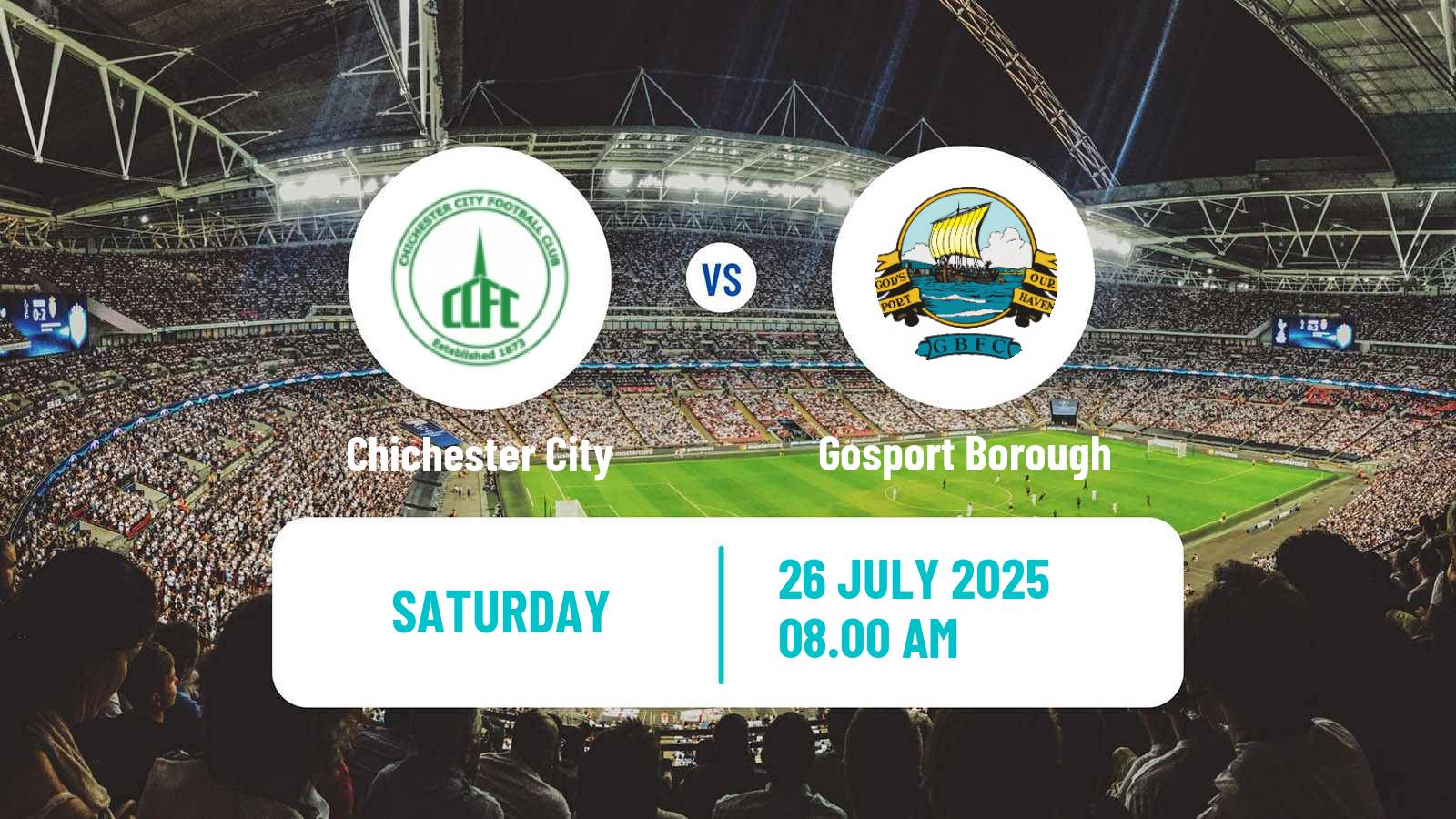 Soccer Club Friendly Chichester City - Gosport Borough