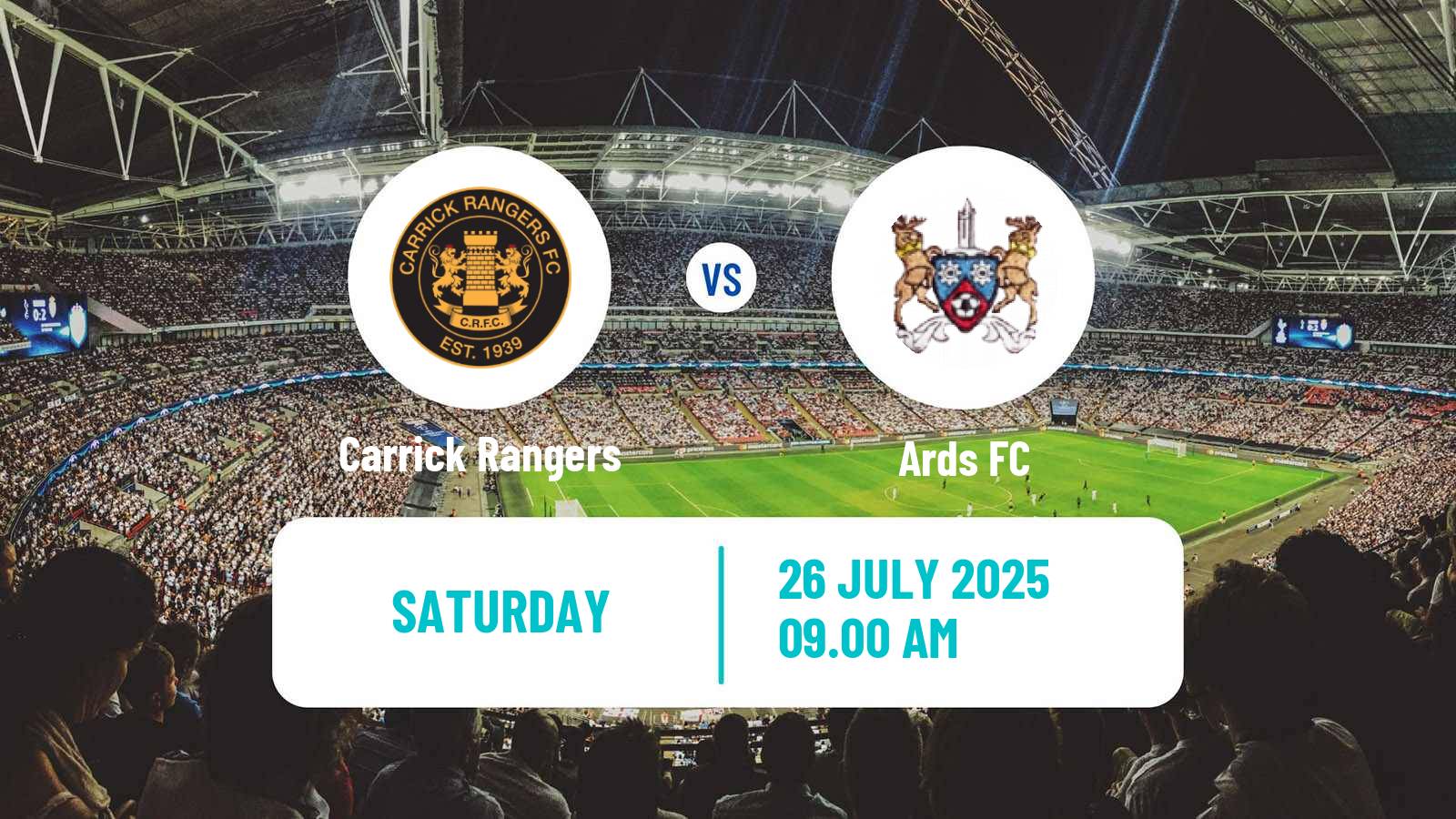 Soccer Club Friendly Carrick Rangers - Ards