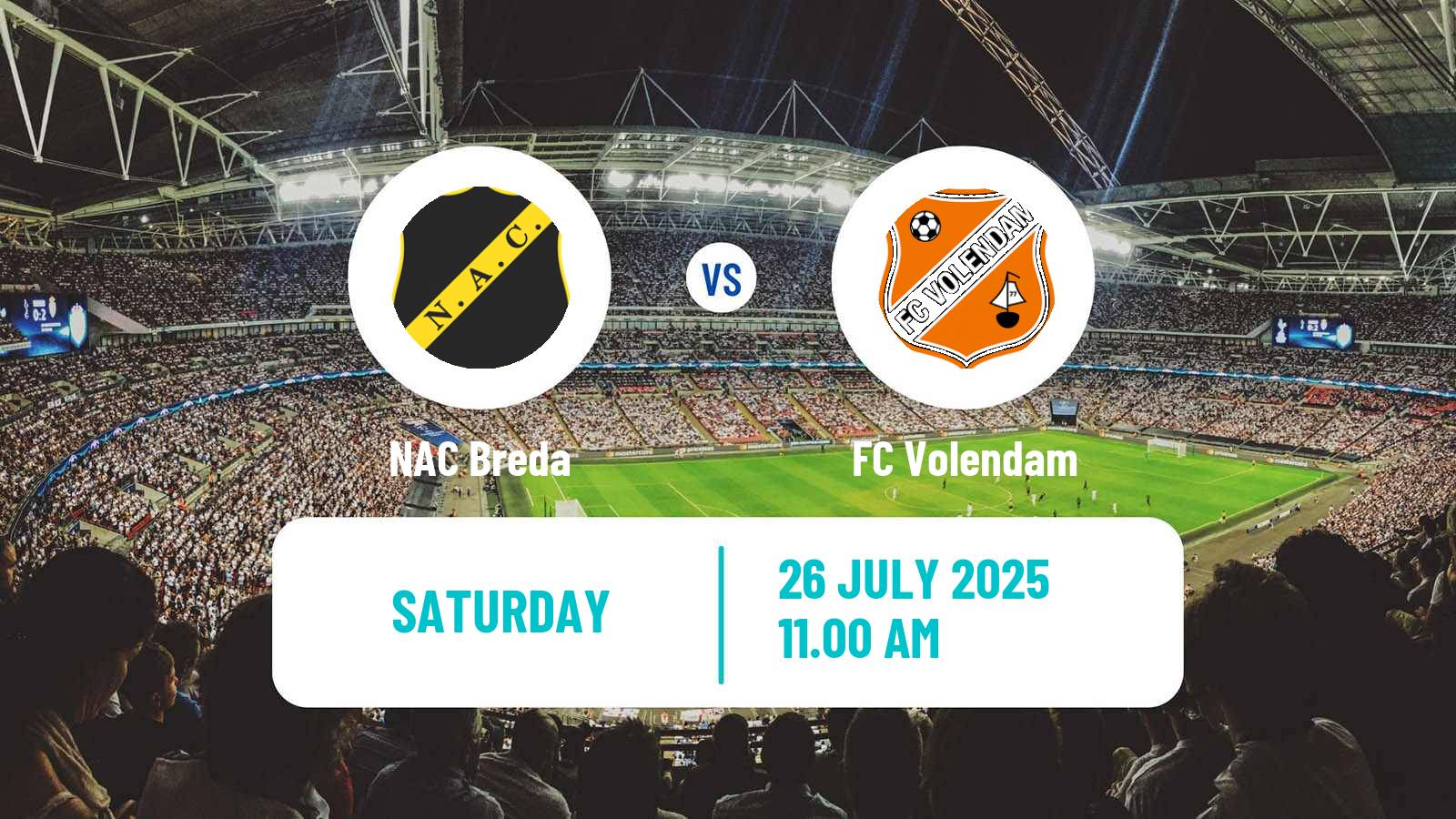 Soccer Club Friendly NAC Breda - Volendam