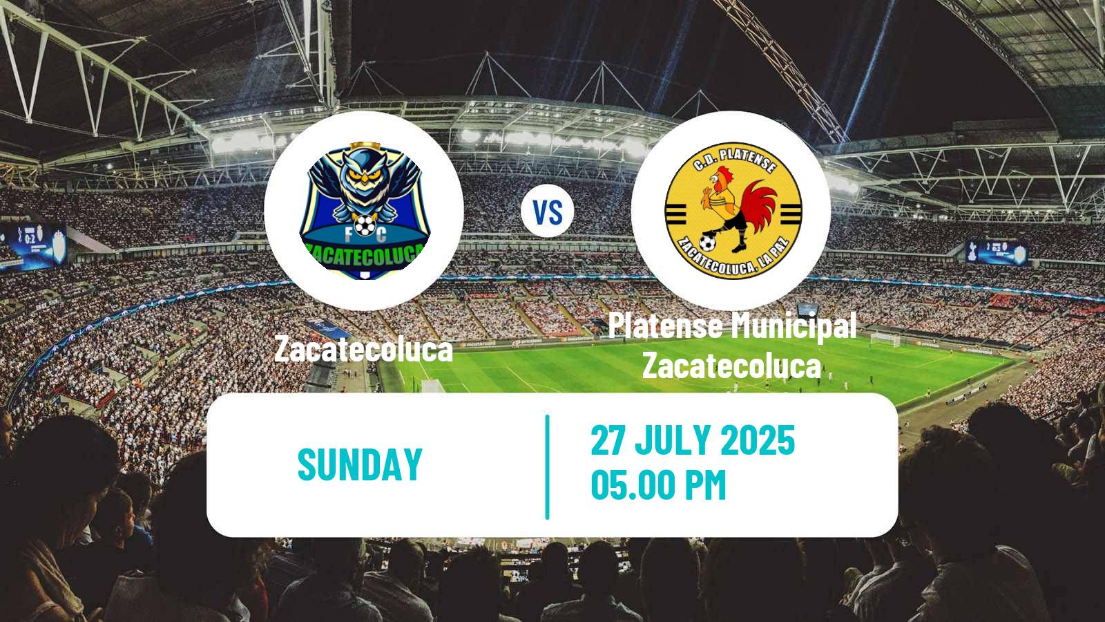 Soccer El Salvador Primera Division Zacatecoluca - Platense Municipal Zacatecoluca