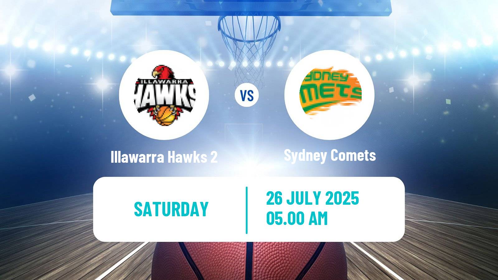 Basketball Australian NBL1 East Illawarra Hawks 2 - Sydney Comets
