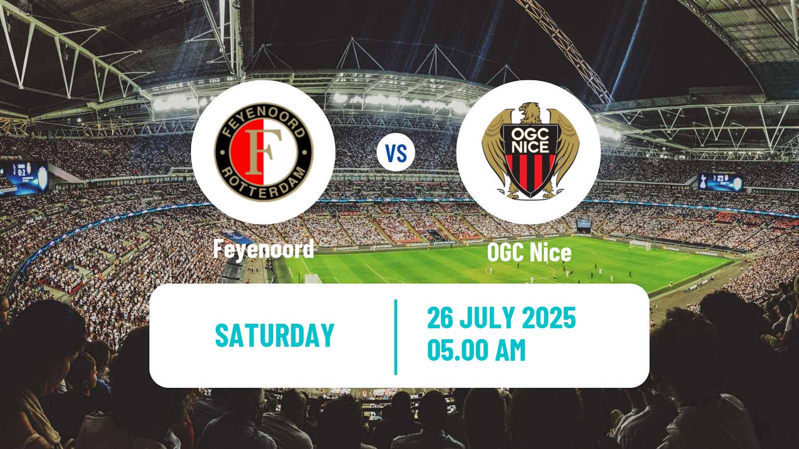 Soccer Club Friendly Feyenoord - Nice