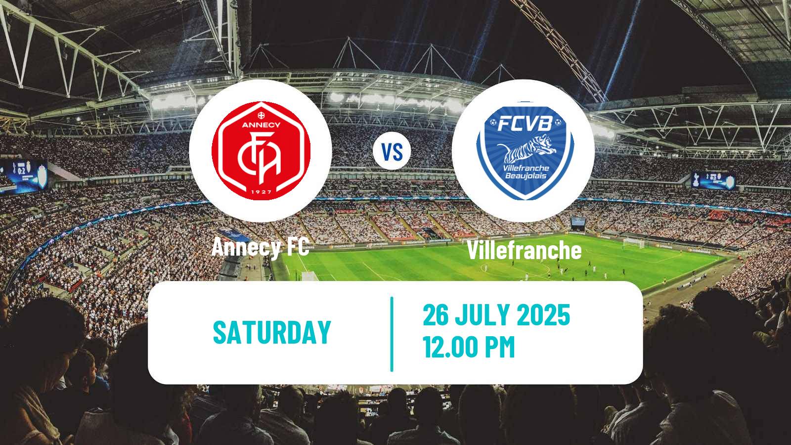Soccer Club Friendly Annecy - Villefranche