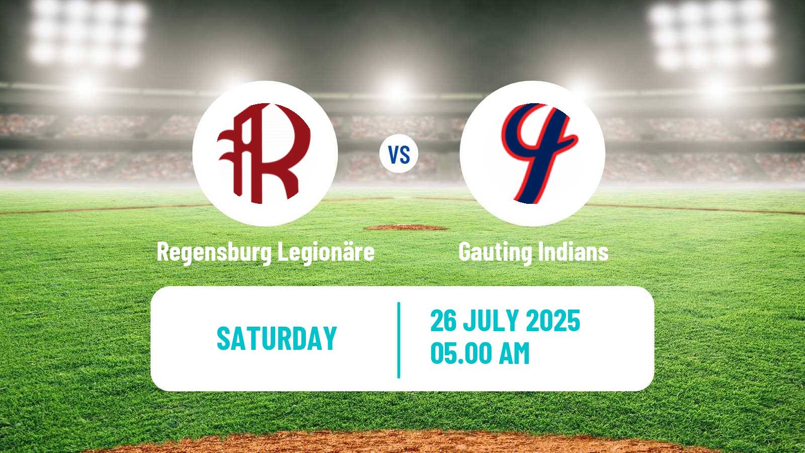 Baseball German Bundesliga South Baseball Regensburg Legionäre - Gauting Indians