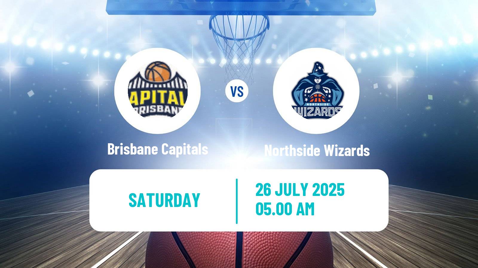 Basketball Australian NBL1 North Brisbane Capitals - Northside Wizards